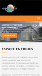 Mobile Screenshot of energies-espace.com